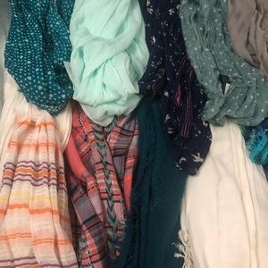 Misc scarves lot